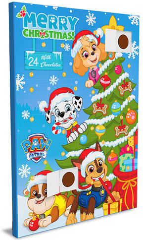Julkalender Paw Patrol (chokladkalender)